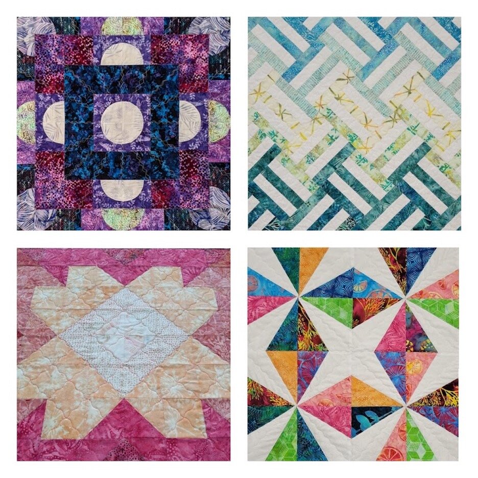 Continuous Curves For Free Motion Machine Quilting Squares And Triangles