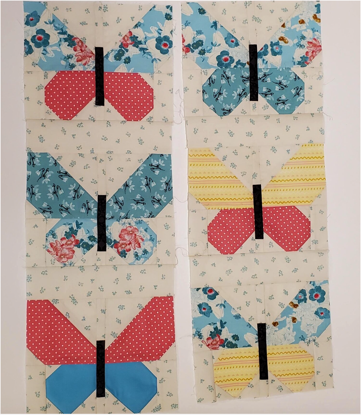 Petite Butterflies Free Pattern: Robert Kaufman Fabric Company