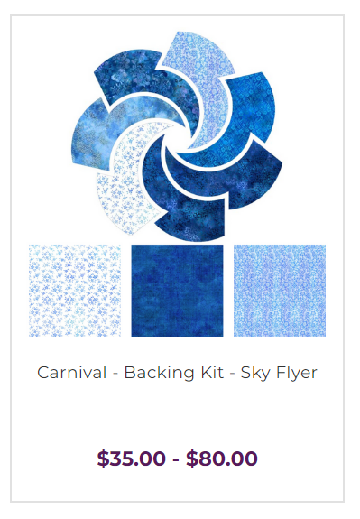 carnival backing fabric sky flyer